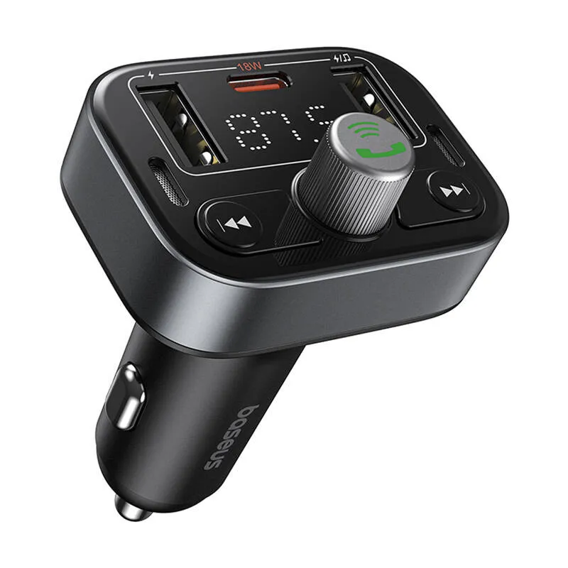 <![CDATA[FM Transmitter Baseus S-09 Pro, Bluetooth (black)]]>